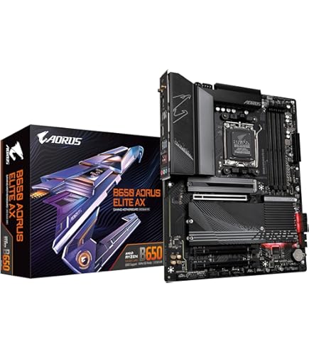 Gigabyte B650 AORUS ELITE AX ICE Motherboard - Supports AMD Ryzen